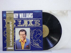 LP レコード 帯 ANDY WILLIAMS アンディ ウィリアムス ANDY WILLIAMS DELUXE 【VG+】 M067A