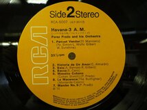 LP レコード Perez Prado and his orchestra ペレスプラード楽団 Havana 3 A M 【E-】Ｍ590A_画像5