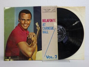 LP レコード BELAFONTE AT CARNEGIE HALL VOL.2 ベラフォンテ カーネギー ホール コンサート 第2集 【 E- 】 E4450Z