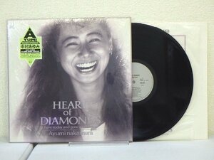 LP レコード 中村あゆみ HEART OF DIAMONDS 【E+】 E5942T