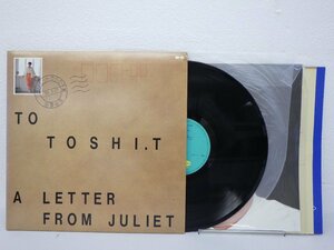 LP レコード 田原俊彦 A LETTER FROM JULIET ジュリエットからの手紙 【E+】 E6706A