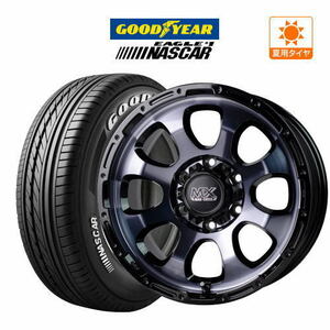 200 series Hiace wheel 4 pcs set hot staff mud Cross Grace Goodyear NASCAR ( Nascar ) 195/80R15
