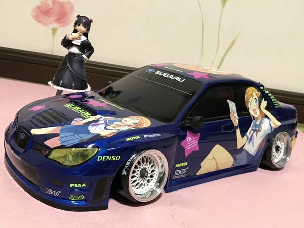 送料無料　1/10 スバル　インプレッサ　痛車　ラジコンボディ　タミヤ TAMIYA SUBARU IMPREZA