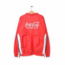 【送料無料】90s アディダス コカコーラ ナイロンジャケット 赤ベース オールド ウインドブレーカー adidas coca cola M 古着 @CK0116_画像1