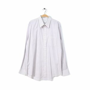 [ бесплатная доставка ] Burberry USA производства полоса рубашка хлопок BURBERRY мужской 16.5-36 б/у одежда @CA1038