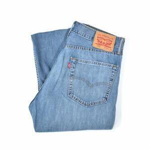 【送料無料】リーバイス 505 ストレート ジーンズ デニムパンツ ジッパー W34 Levis ジーパン アメカジ 古着 @EA0192