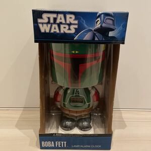 STAR WARS BOBA FETT LAMP ALARM CLOCKスターウォーズ ボバフェット アラーム ランプ 時計 ウォッチ STARWARS バウンティハンター 新品