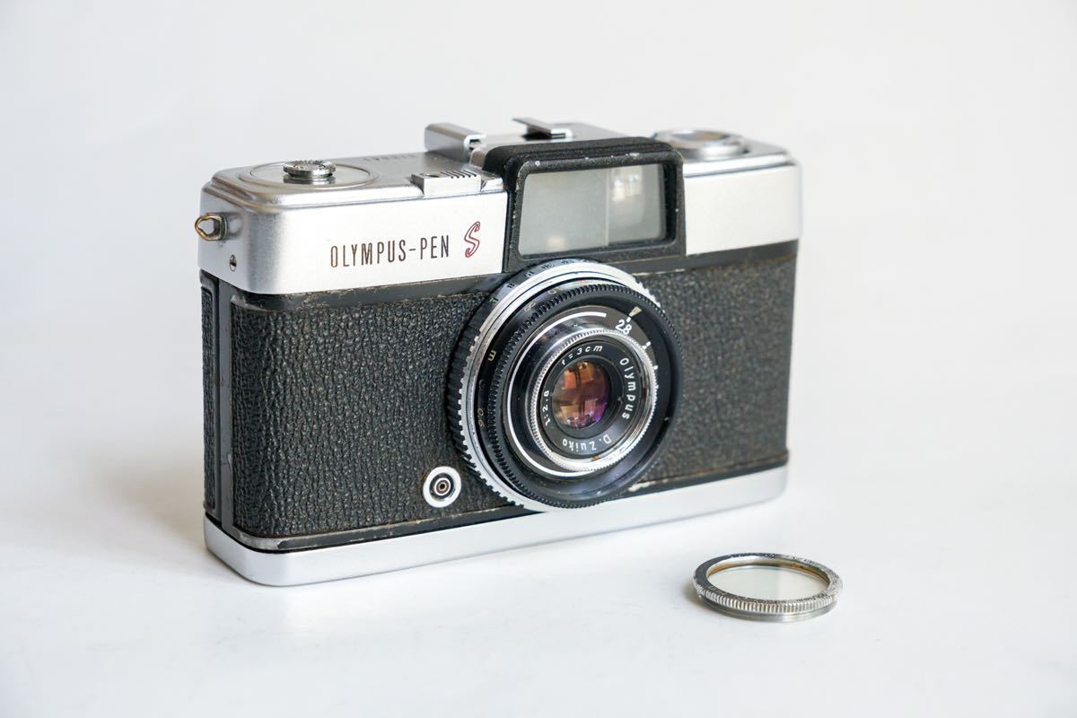 昭和レトロ 当時物「オリンパス OLYMPUS PEN-F ペンエフ F.Zuiko Auto
