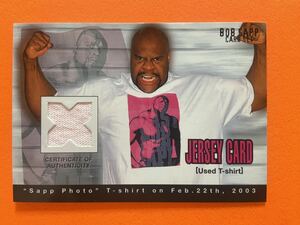 ボブ・サップ　BOB SAPP CARD SET ジャージーカード　Used T-shirt C 398/700