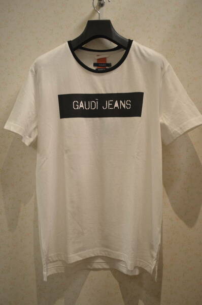 新品 　男性　 メンズ 　半袖Tシャツ 　GAUDI　UOMO　ガウディ 　クルーネック半袖Tシャツ 　48(Ｌ)サイズ　 送料無料 