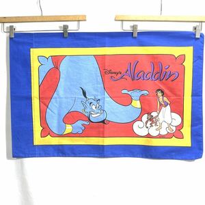 # Vintage USA made Disney Disney Aladdin Aladdin largish illustration pillow cover pillow case American Casual magic. lamp ji- knee #