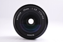 Nikon Ai-S NIKKOR 28mm F2.8 AIS　ニコン　ニッコール　MFレンズ　送料無料　N746_画像5