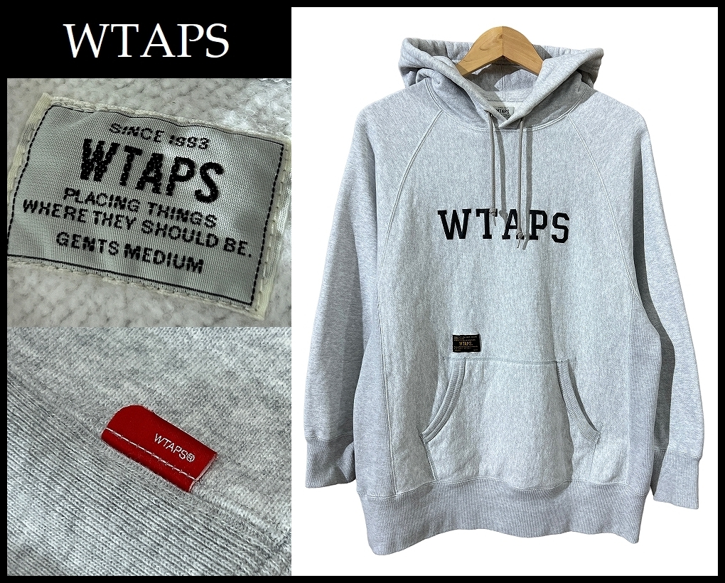 WTAPS A/W DESIGN HOODED  ダブルタップス カレッジロゴプル