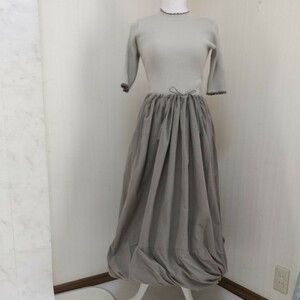 YARRA ヤラ モスグリーン カーキ バルーンスカート ロングスカート マキシスカート フリーサイズ