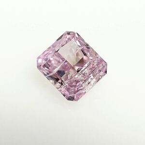 0.345ct FANCY PURPLISH PINK I2lati Anne to pink diamond loose 