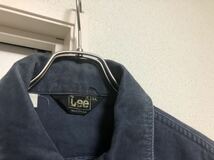 70s ヴィンテージ MADE IN USA アメリカ製リーLeeモールスキンネイビージャケットsize S_画像2