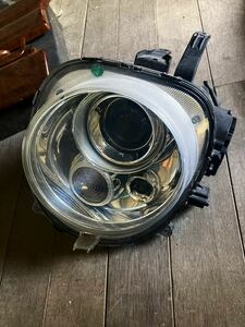 走行２万　スズキ アルトラパンショコラ HE22S 純正 ヘッドライト ヘッドランプ 左 HID キセノン ASSY バラスト&バーナー付 美品 LE12C6300