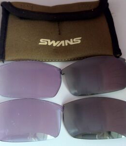スワンズ　LION SINシリーズ　交換レンズ（ゴルフ専用と通常使用用）