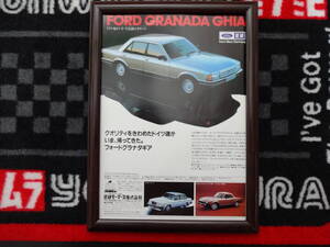 ** Ford glanadaFORD Granada 2 подлинная вещь реклама порез вытащенный журнал постер **