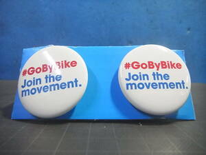 #S557# #GoByBike Join the movement.缶バッジ21個セット