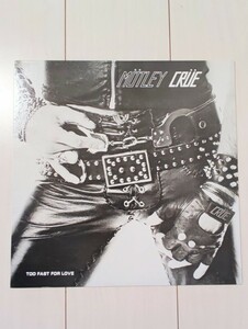 【希少】【レア】モトリークルー Motley Crue TOO FAST FOR LOVE レザー盤