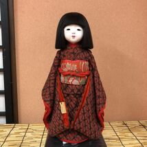 久楽朋　市松人形　日本人形 女の子 34cm_画像1
