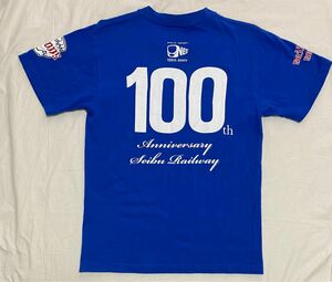 埼玉西武ライオンズ 西武鉄道創立100周年記念Tシャツ Sサイズ