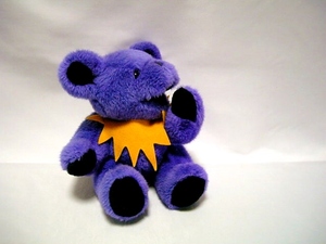 * grate full dead Bear soft toy purple *