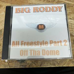 シ●横 HIPHOP,R&B BIG RODDY - ALL FREESTYLE PART 2 OFF THA DOME アルバム,INDIE CD 中古品