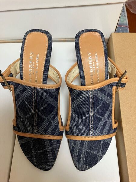 BURBERRY LONDON BLUE LABEL サンダル 23cm