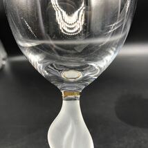 Hoya ワイングラス ペア　クリスタルガラス 日本製　ガラス　硝子　酒器　O12_画像4