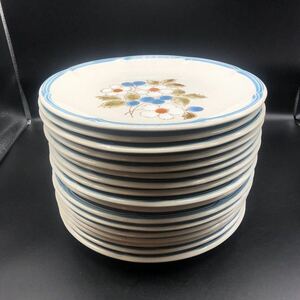 大皿　17枚　ミカサ　ストーンウェア 27.5cm 高さ約2.5cm 昭和レトロ　プレート　陶磁器　日本製　食器　一枚700円　　P5