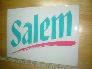 希少レア☆彡新品在庫品・店頭用/販促用/販売機用・セーラム・Salem・たばこ銘柄（25.5㎝）ステッカー