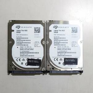 KN3745 【中古品】 Seagate ST500LM021 HDD 2個セット