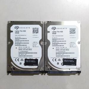 KN3742 【中古品】 Seagate ST500LM021 HDD 2個セット