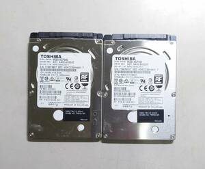 KN3747 【中古品】 TOSHIBA MQ01ACF050 HDD 2個セット