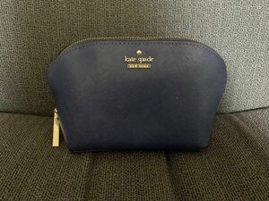 kate spade ポーチ ネイビー 