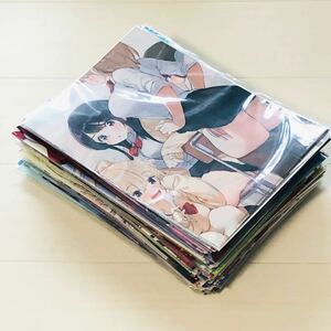 ① man oriented clear file large amount summarize set beautiful young lady same person 
