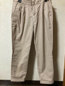 *【美品】　GU　パンツ　ベージュ　Mサイズ