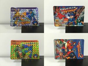 ★レア★ロックマン1,2,3,6 キラ4枚+ノ70 カードダス