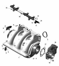 SEADOO GTX 170'20 OEM section (Engine-Air-Intake) parts Used [S7017-28]_画像3