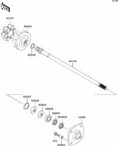 Kawasaki ULTRA250X'08 OEM section (Drive-Shaft) parts Used [K8069-05]_画像3