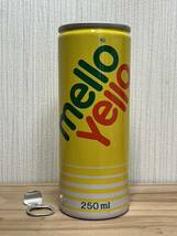 コカ・コーラ　メローイエロー 空き缶（1986年）mello yello 利根コカ・コーラボトリング 貴重？！_画像1