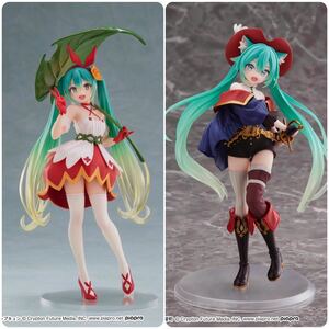 未開封2種セット★初音ミク フィギュア HATSUNE MIKU VOCALOID Figure wonderland ★★★★★ high quality Figure