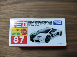 廃盤 未開封 トミカ No.87 ランボルギーニ アヴェンタドール LP 700-4 ドバイ警察仕様(送料140円〜) LAMBORGHINI 新車シール 