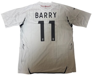 イングランド代表 2007-08 ギャレス・バリー ホーム ユニフォーム 新品 タグ付き　　マンチェスター・シティ