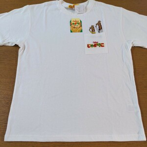 ☆新品☆カルビー☆じゃがりこ☆半袖Ｔシャツ☆M☆ホワイト☆男性用☆No.870