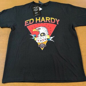 * новый товар * Ed Hardy -Ed Hardy* короткий рукав футболка *M* черный * мужской *No.884