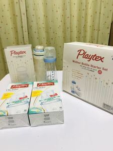 Playtex/マザーボトルセット/ディズニーポーザブル式/使い捨て容器50入り(1箱)/未使用