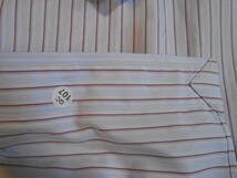 未使用タグ付　米国 IKE BEHAR（1957年創業）　上品なストライプ柄の高級ドレスシャツ 　UＳ＄185　コットン100%　ＵS16-32サイズ _画像7